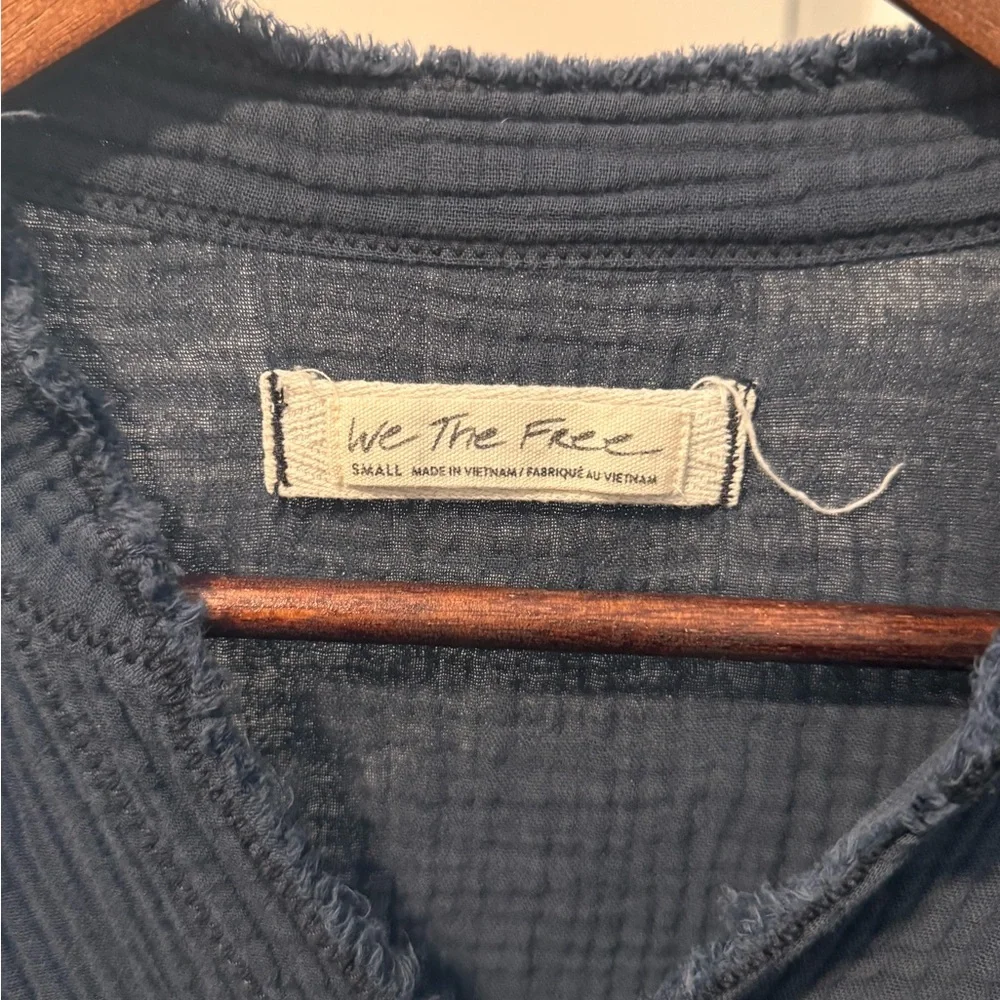 Free People Oversized Button Down - Picture 2 of 4